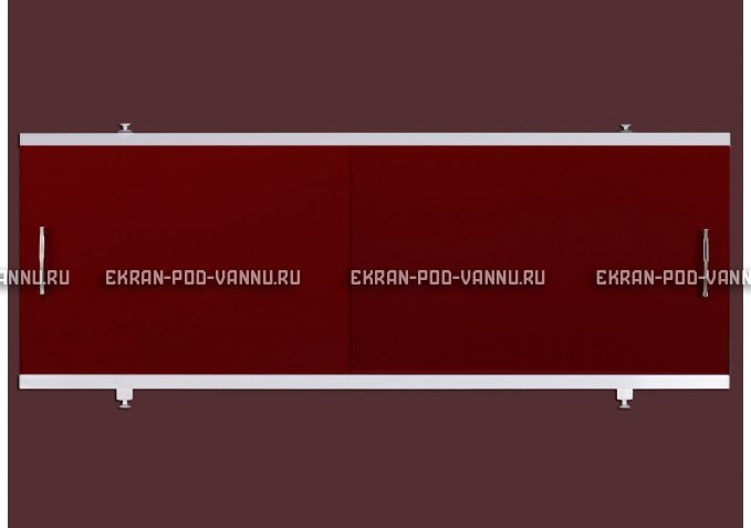 Экран EUROPLEX Универсал бордо под трубы – купить по цене 6250 руб. в интернет-магазине в городе Тольятти картинка 1