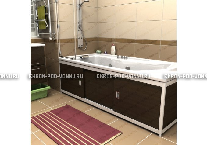 Экран из МДФ EMMY Монро 130 в алюминиевой раме – купить по цене 6750 руб. в интернет-магазине в городе Тольятти картинка 15