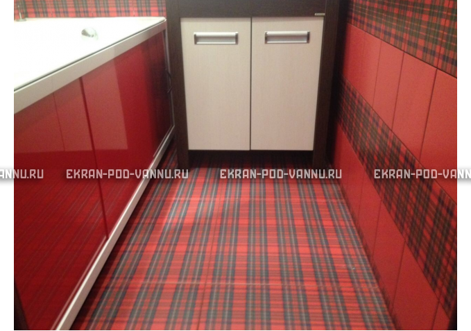 Экран раздвижной EUROPLEX Комфорт красный – купить по цене 6250 руб. в интернет-магазине в городе Тольятти картинка 3