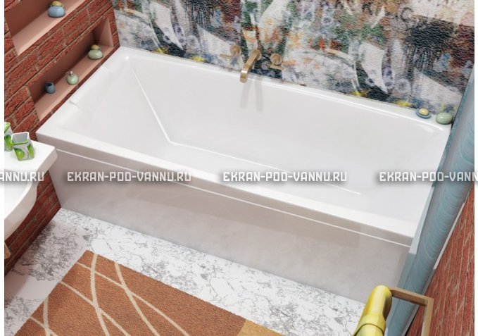 Акриловая ванна Relisan Kristina 170x75 – купить по цене 16160 руб. в интернет-магазине в городе Тольятти картинка 4