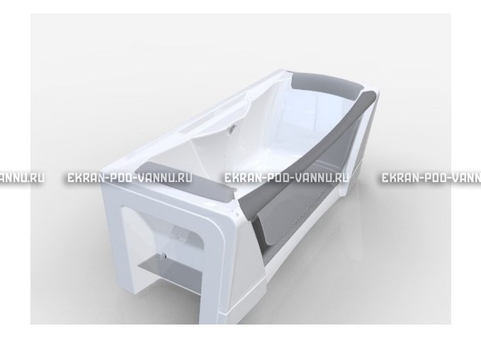 Прозрачная ванна 1MarKa Dolce Vita 180x80 – купить по цене 43200 руб. в интернет-магазине в городе Тольятти картинка 3