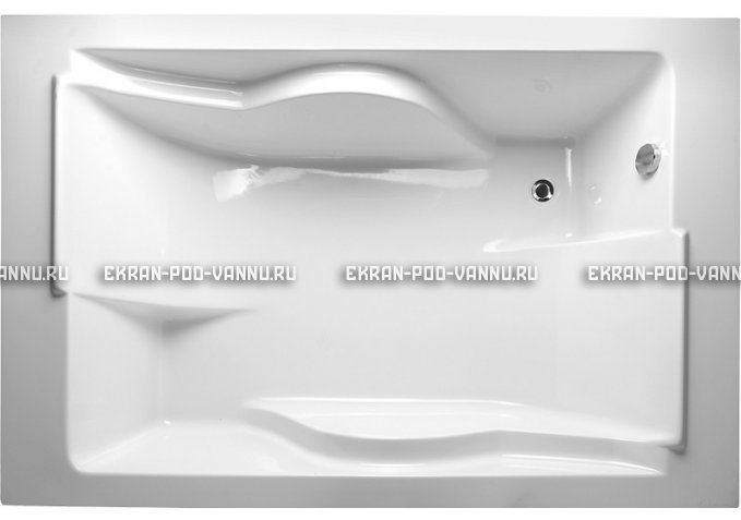 Акриловая ванна Vayer Coral 180x120 – купить по цене 33850 руб. в интернет-магазине в городе Тольятти картинка 2