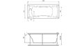 Акриловая ванна Relisan Loara 180x80 – купить по цене 23580 руб. в интернет-магазине в городе Тольятти картинка 17
