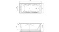 Акриловая ванна Relisan Marina 170x75 – купить по цене 15725 руб. в интернет-магазине в городе Тольятти картинка 17
