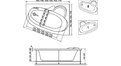 Акриловая ванна Relisan Ariadna 150x110 – купить по цене 24690 руб. в интернет-магазине в городе Тольятти картинка 13