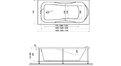 Акриловая ванна Relisan Elvira 170x75 – купить по цене 16160 руб. в интернет-магазине в городе Тольятти картинка 13