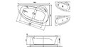 Акриловая ванна Relisan Zoya 140x90 – купить по цене 19000 руб. в интернет-магазине в городе Тольятти картинка 13