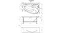 Акриловая ванна 1MarKa Gracia 160x95 – купить по цене 20300 руб. в интернет-магазине в городе Тольятти картинка 17
