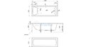 Акриловая ванна 1MarKa Modern 120x70 – купить по цене 7600 руб. в интернет-магазине в городе Тольятти картинка 17
