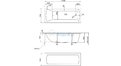 Акриловая ванна 1MarKa Modern 130x70 – купить по цене 8620 руб. в интернет-магазине в городе Тольятти картинка 21