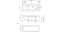 Акриловая ванна 1MarKa Modern 150x70 – купить по цене 9210 руб. в интернет-магазине в городе Тольятти картинка 17