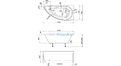 Акриловая ванна 1MarKa Piccolo 150х75 – купить по цене 11310 руб. в интернет-магазине в городе Тольятти картинка 25