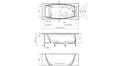 Отрезная ванна 1MarKa Pragmatika 173-155х75 см  – купить по цене 15450 руб. в интернет-магазине в городе Тольятти картинка 25