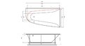 Акриловая ванна Vayer Boomerang 180x100 – купить по цене 53030 руб. в интернет-магазине в городе Тольятти картинка 18