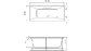 Акриловая ванна Vayer Casoli 170x75 – купить по цене 19110 руб. в интернет-магазине в городе Тольятти картинка 10