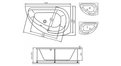 Акриловая ванна Vayer Ismena 160x105 – купить по цене 28350 руб. в интернет-магазине в городе Тольятти картинка 21
