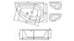 Акриловая ванна Vayer Ismena 160x105 – купить по цене 28350 руб. в интернет-магазине в городе Тольятти картинка 10